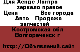 Для Хенде Лантра 1995-99 J2 зеркало правое › Цена ­ 1 300 - Все города Авто » Продажа запчастей   . Костромская обл.,Волгореченск г.